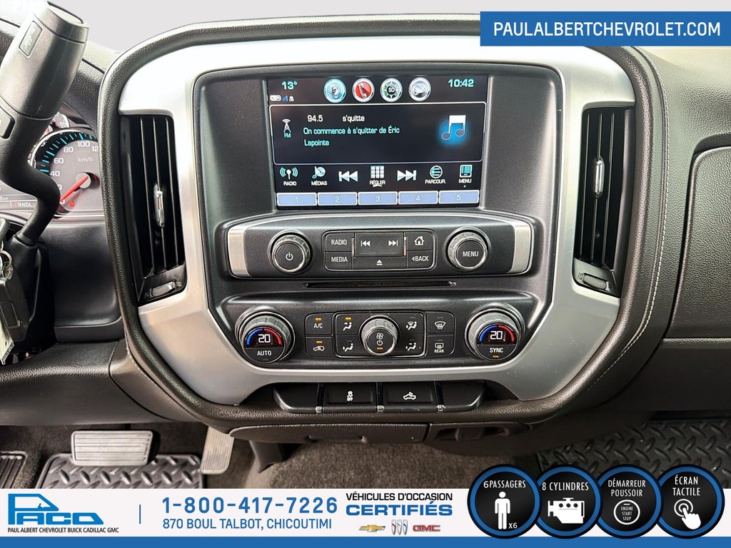 GMC SIERRA 1500 4WD CREW CAB 143.5 2018 à Chicoutimi, Québec - 14 - w1024h768px