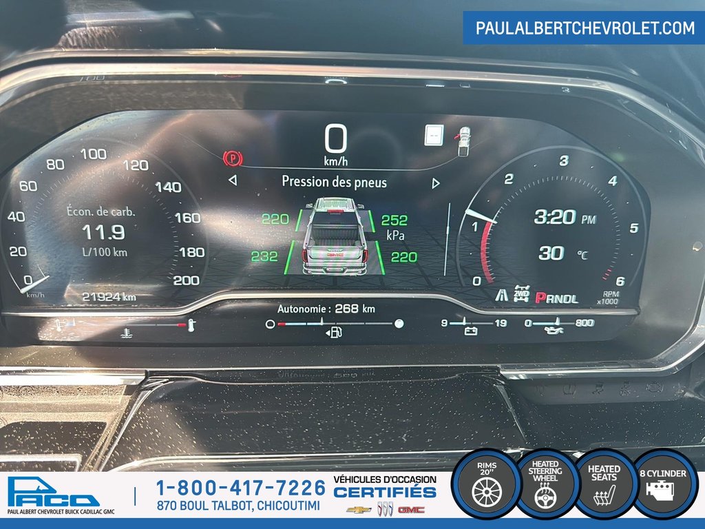2022 GMC Sierra 1500 4WD DOUBLE 147 in Chicoutimi, Quebec - 13 - w1024h768px