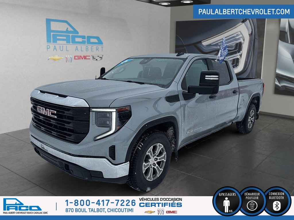 2024 GMC SIERRA 1500 4WD CREW CAB 147 PRO in Chicoutimi, Quebec - 1 - w1024h768px