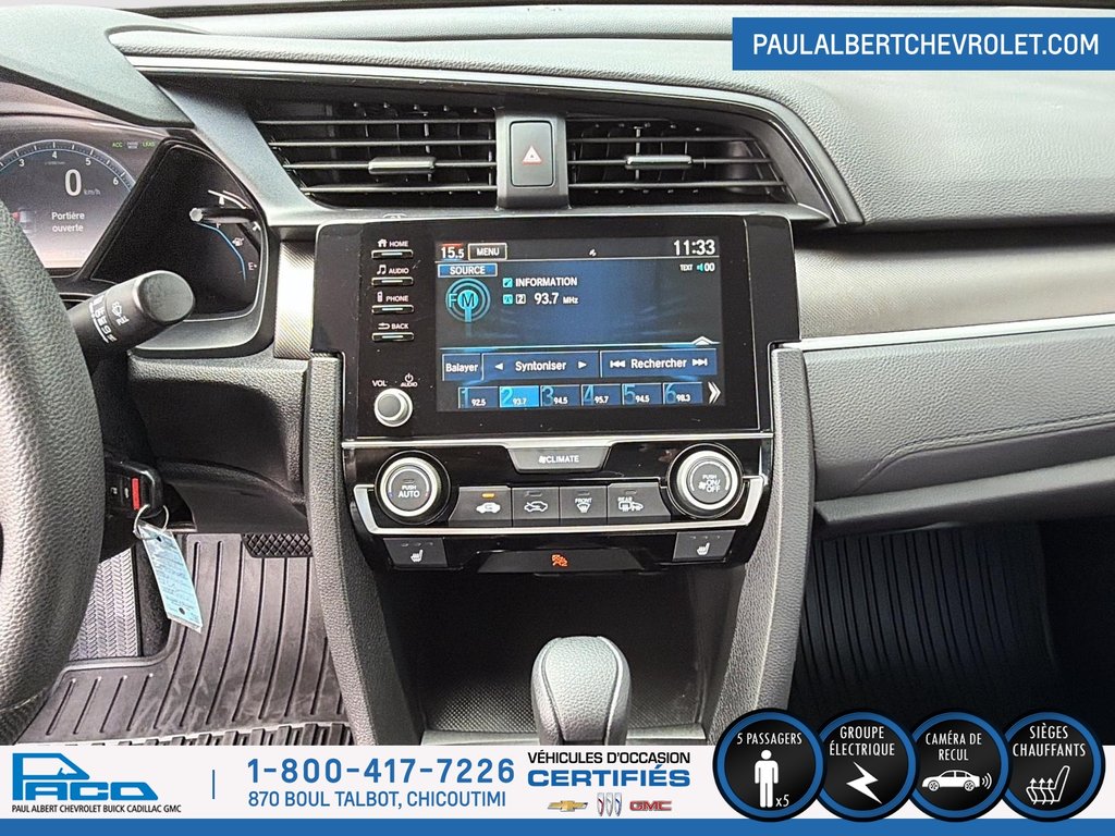 Honda CIVIC LX 2021 à Chicoutimi, Québec - 14 - w1024h768px