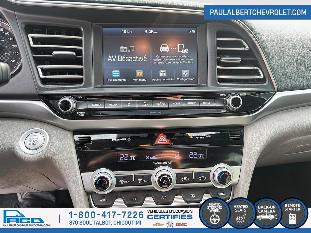 Hyundai Elantra 4DR SDN IVT PREFERRE 2020 à Chicoutimi, Québec - 18 - w1024h768px