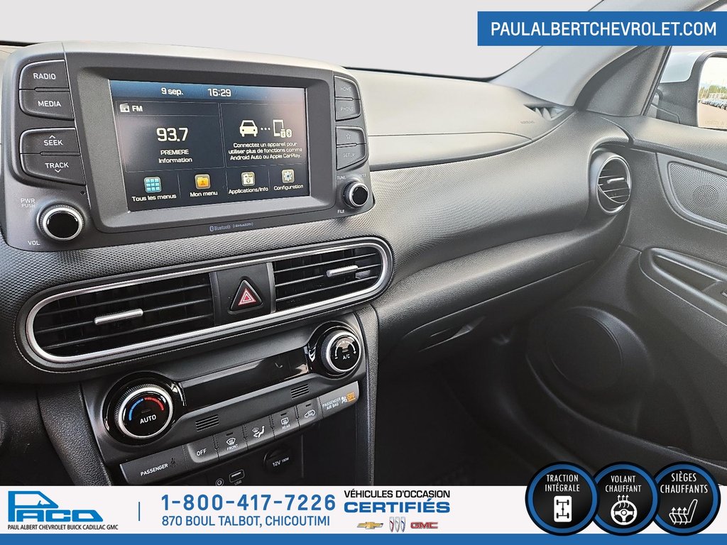 Hyundai Kona Luxury 2020 à Chicoutimi, Québec - 14 - w1024h768px
