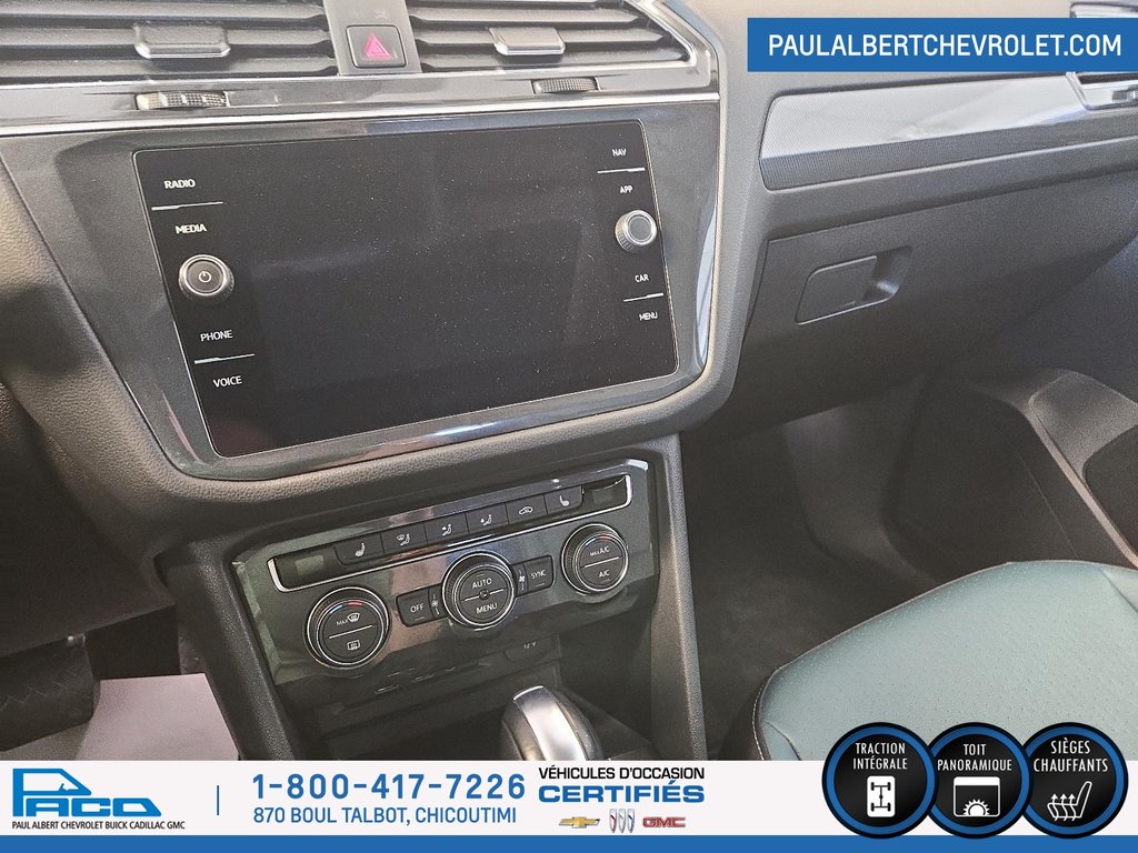 Volkswagen Tiguan 4DR 4MOTION COMFORT 2020 à Chicoutimi, Québec - 13 - w1024h768px