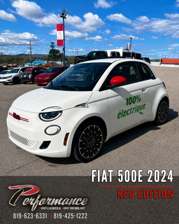 2024 Fiat 500e (RED) Edition in Mont-Tremblant, Quebec - 1 - w1024h768px