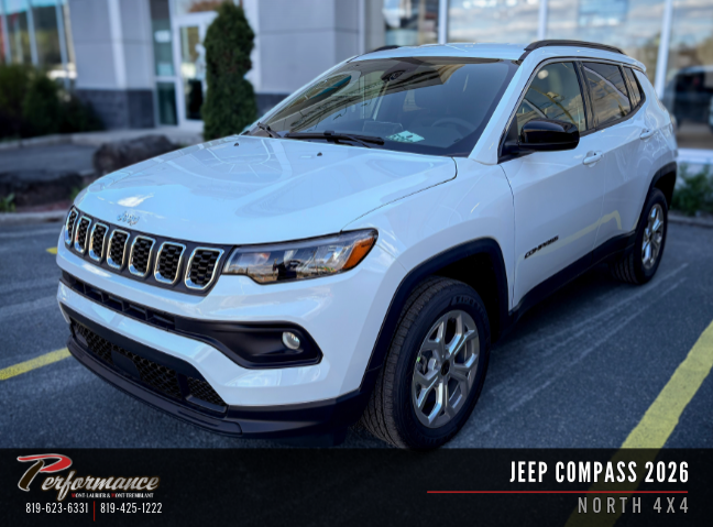 2026 Jeep Compass NORTH in Mont-Tremblant, Quebec - 1 - w1024h768px