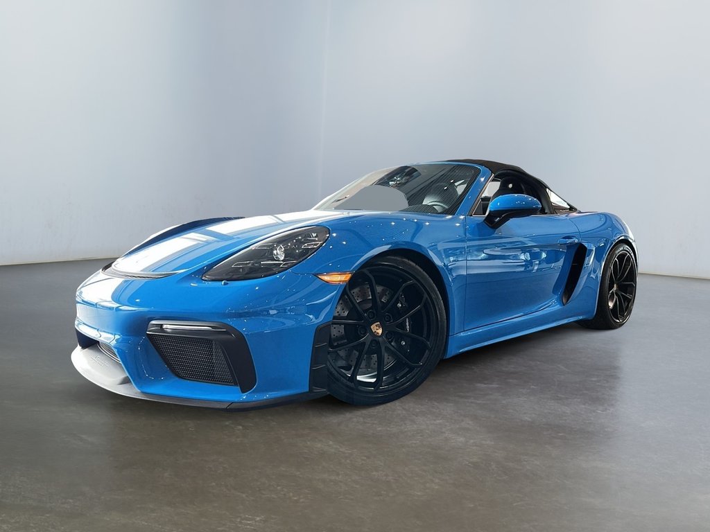 718 Boxster Spyder Manual Leather/Race-Tex 2023 à Laval, Québec - 1 - w1024h768px