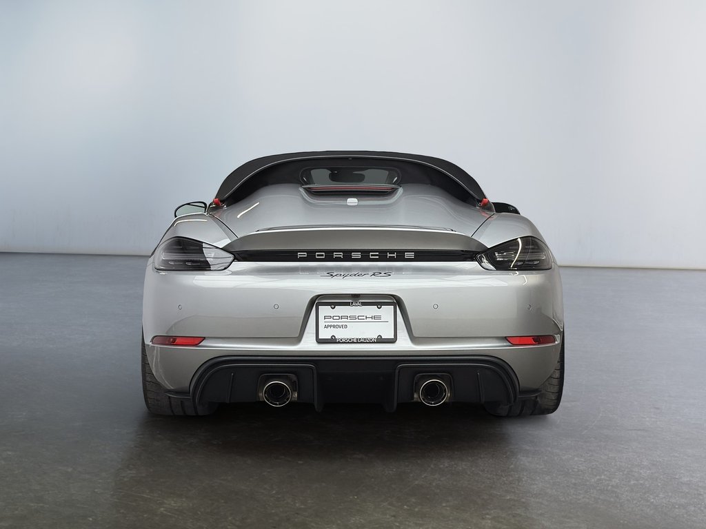 Porsche 718 Spyder RS Weissach Package 2024 à Laval, Québec - 4 - w1024h768px