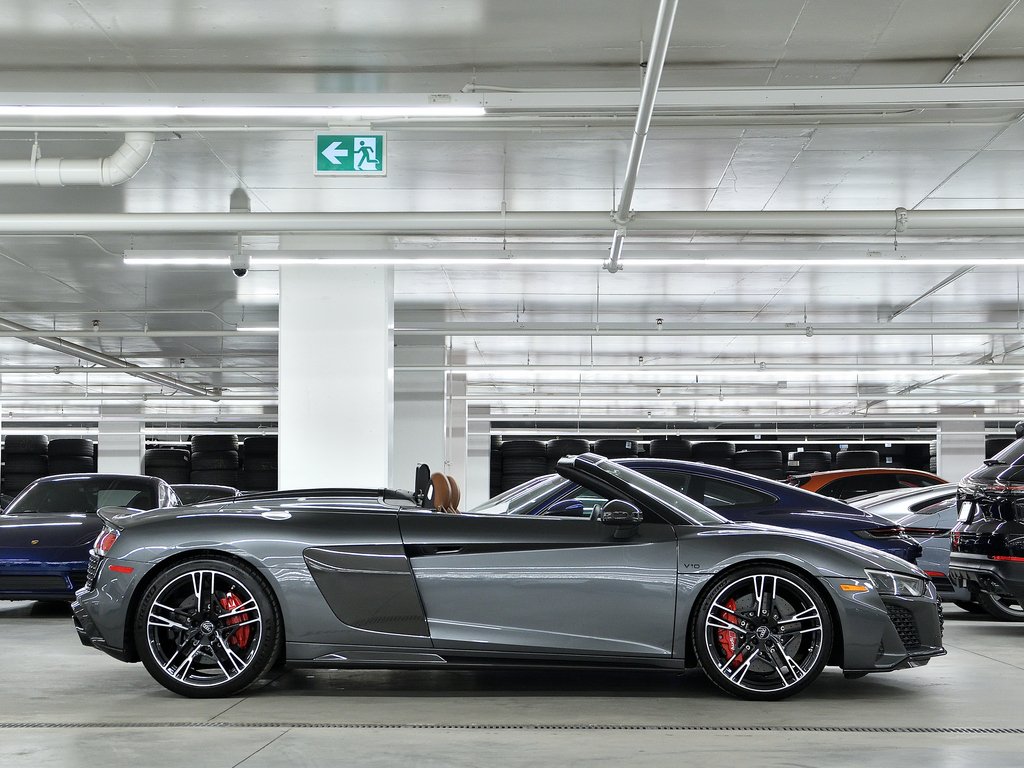 Audi R8 Spyder V10 performance quattro /sièges Sport 18 positions 2020 à Laval, Québec - 16 - w1024h768px
