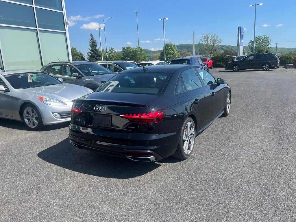 2024 Audi A4 Sedan Komfort, AWD, Cuir Toit ouvrant Mags, Carplay in Sainte-Julie, Quebec - 4 - w1024h768px