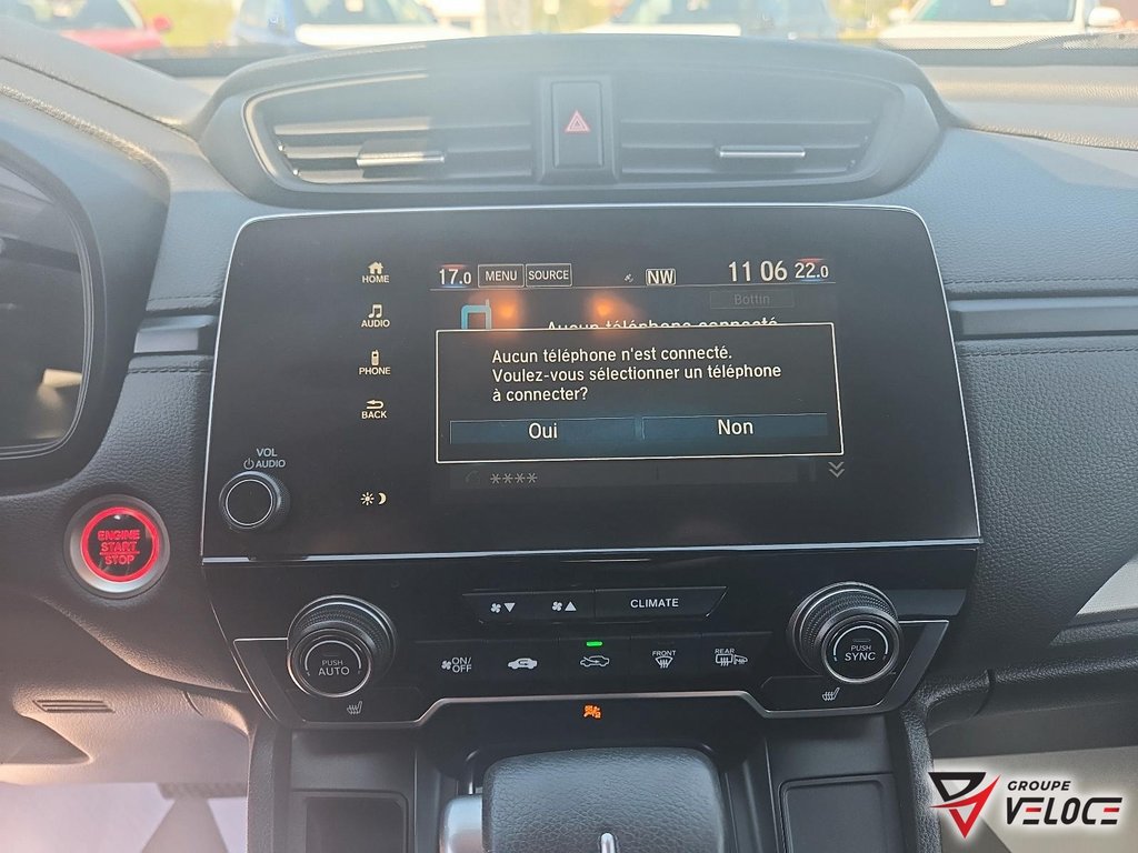 Honda CR-V LX *AWD, SIÈGES CHAUFFANTS, TISSU* 2019 à Rivière-du-Loup, Québec - 16 - w1024h768px