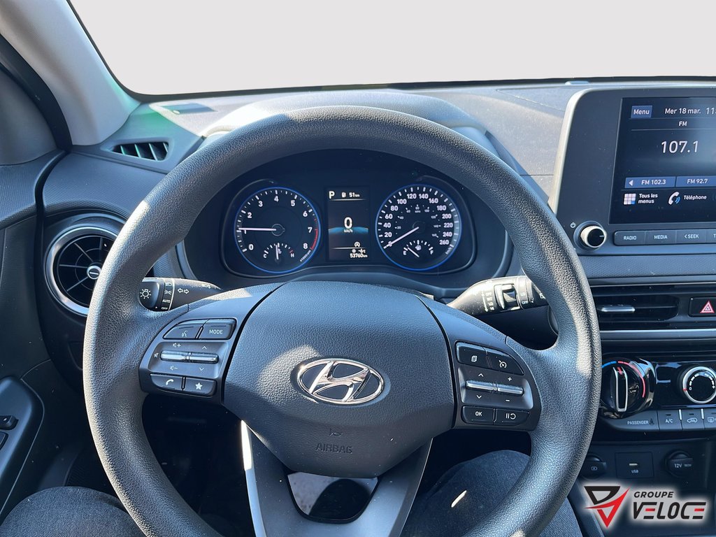 Hyundai Kona ESSENTIAL *CRUISE, SIEGES CHAUFFANTS* 2022 à Rivière-du-Loup, Québec - 8 - w1024h768px