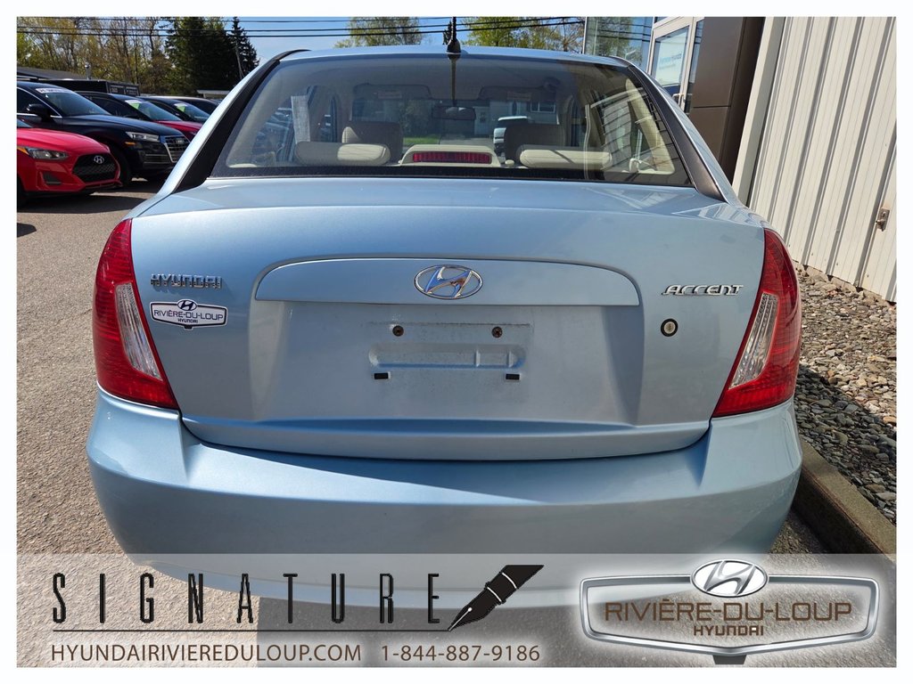 Hyundai Accent GL,AUTOMATIQUE 2006 à Riviere-Du-Loup, Québec - 6 - w1024h768px