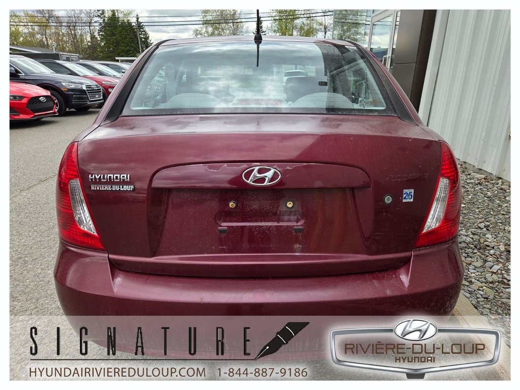 Hyundai Accent L,AUTOMATIQUE 2008 à Riviere-Du-Loup, Québec - 6 - w1024h768px