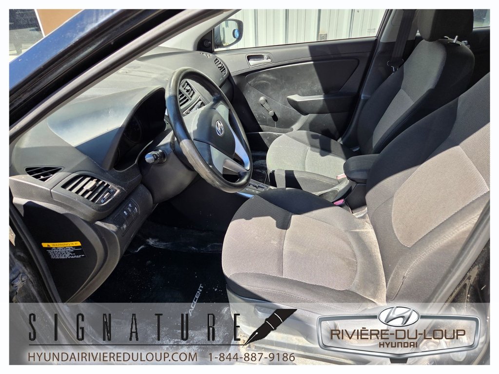 2013 Hyundai Accent L,AUTOMATIQUE in Riviere-Du-Loup, Quebec - 8 - w1024h768px