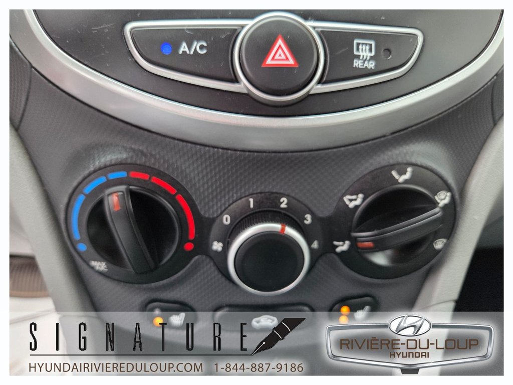 Hyundai Accent GL,AUTOMATIQUE 2014 à Riviere-Du-Loup, Québec - 19 - w1024h768px