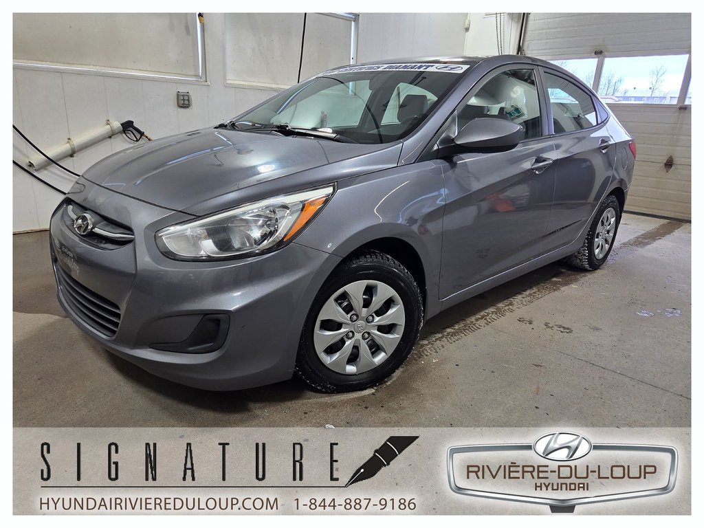 Hyundai Accent L,MANUELLE 2016 à Riviere-Du-Loup, Québec - 1 - w1024h768px
