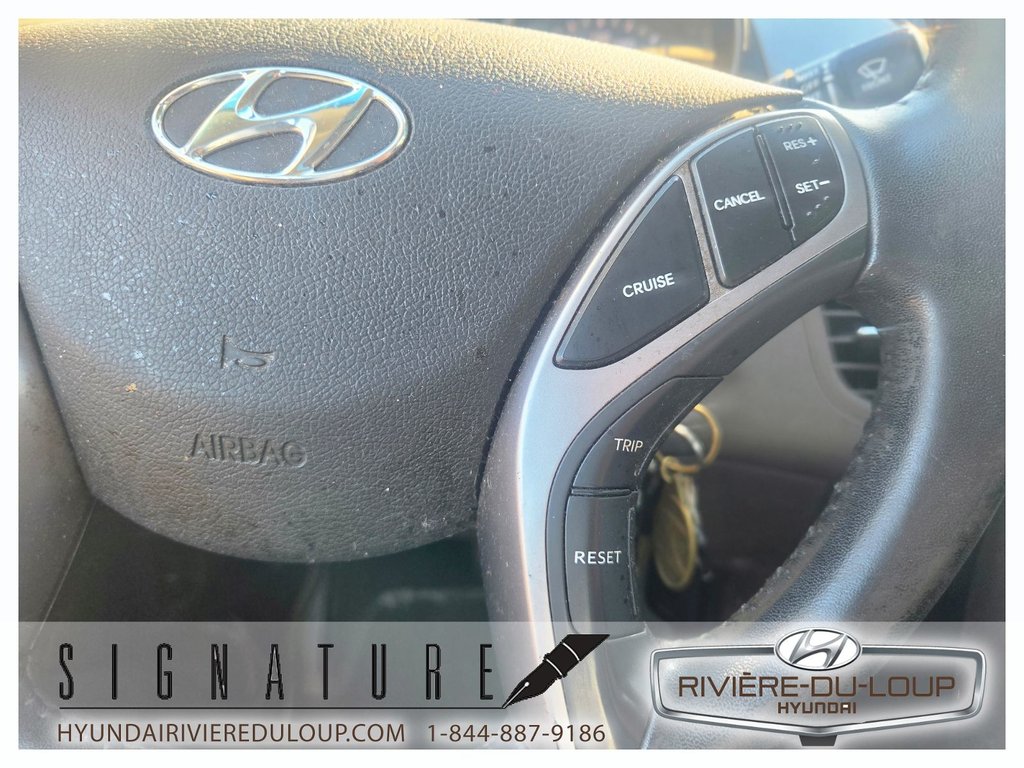 Hyundai Elantra GLS,CRUISE,TOÎT OUVRANT 2013 à Riviere-Du-Loup, Québec - 14 - w1024h768px