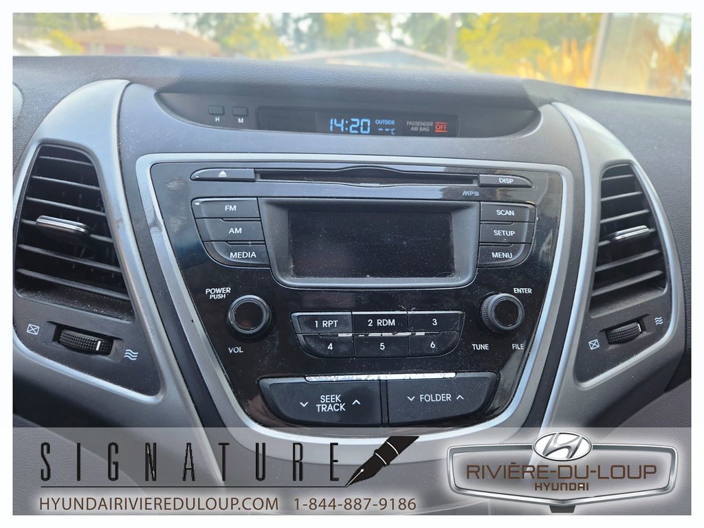 Hyundai Elantra L,MANUELLE 2014 à Riviere-Du-Loup, Québec - 12 - w1024h768px
