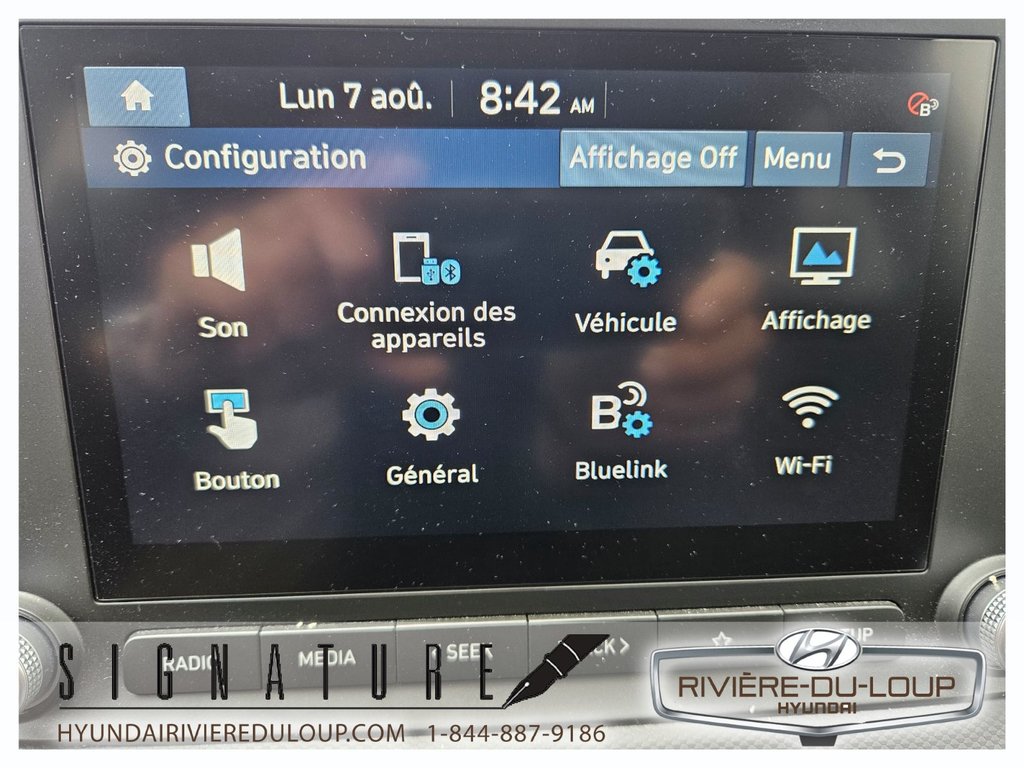 2022  KONA ELECTRIC PREFERRED,FWD,415 KMS D AUTONOMIE in Riviere-Du-Loup, Quebec - 22 - w1024h768px