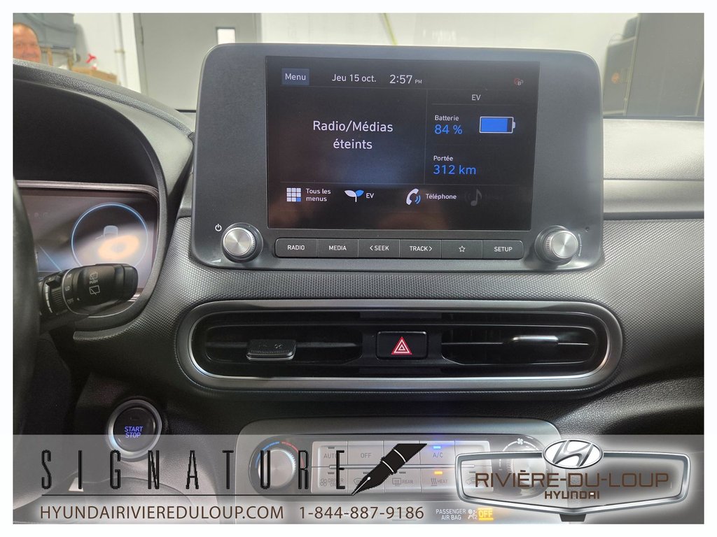 Hyundai Kona Electric PREFERRED,MAGS,A/C,CRUISE 2022 à Riviere-Du-Loup, Québec - 12 - w1024h768px