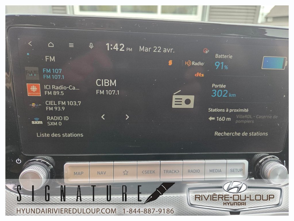 Hyundai KONA ELECTRIC ULTIMATE,FWD,MAGS,TOIT,CUIR,GPS 2023 à Riviere-Du-Loup, Québec - 24 - w1024h768px