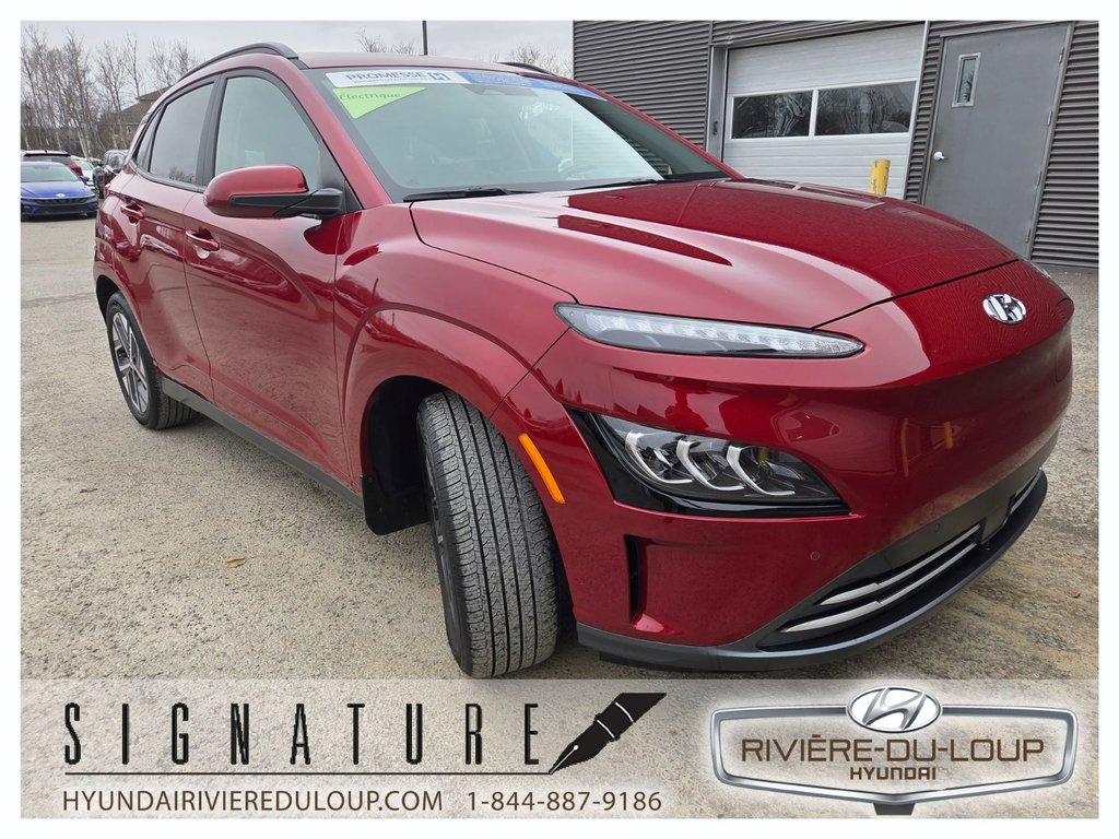 Hyundai KONA ELECTRIC ULTIMATE,FWD,MAGS,TOIT,CUIR,GPS 2023 à Riviere-Du-Loup, Québec - 4 - w1024h768px