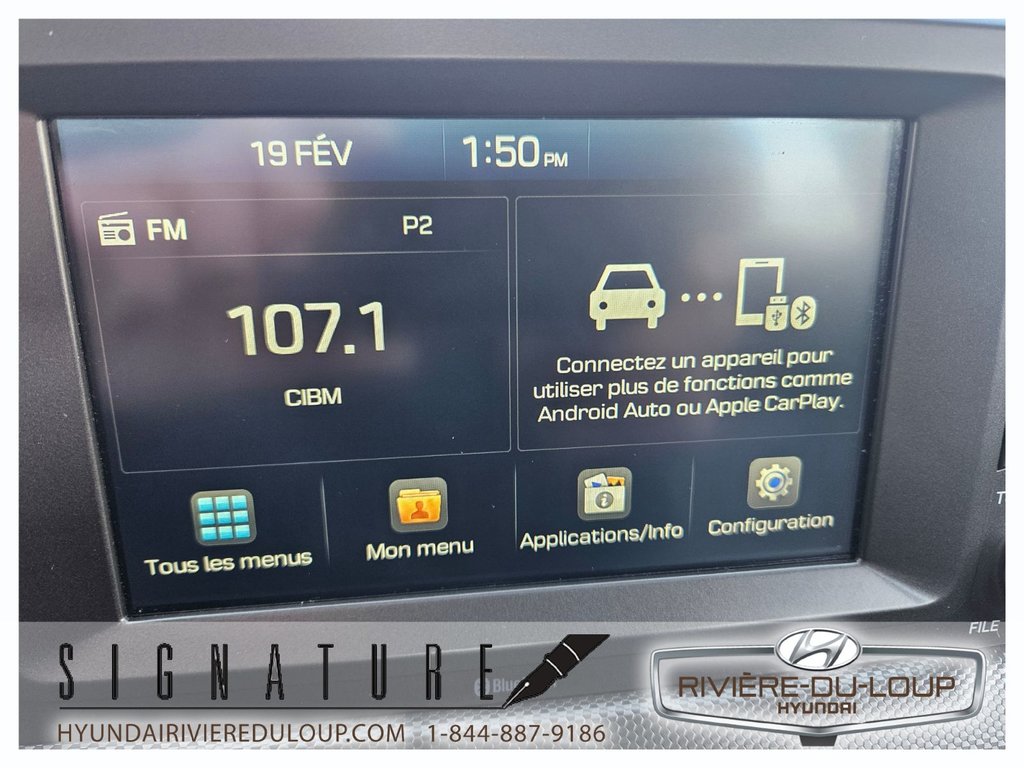 Hyundai Kona PREFERRED,AWD,MAGS,A/C,CRUISE 2018 à Riviere-Du-Loup, Québec - 21 - w1024h768px