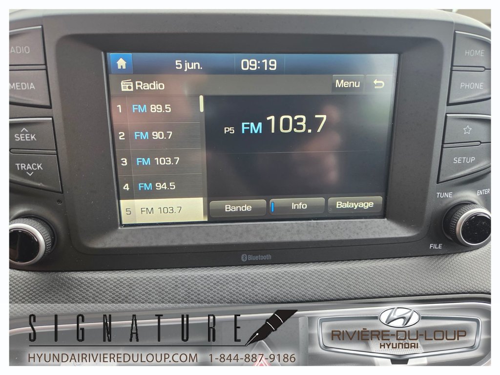 Hyundai Kona ESSENTIEL,FWD,A/C,CRUISE,MAGS 2020 à Riviere-Du-Loup, Québec - 19 - w1024h768px