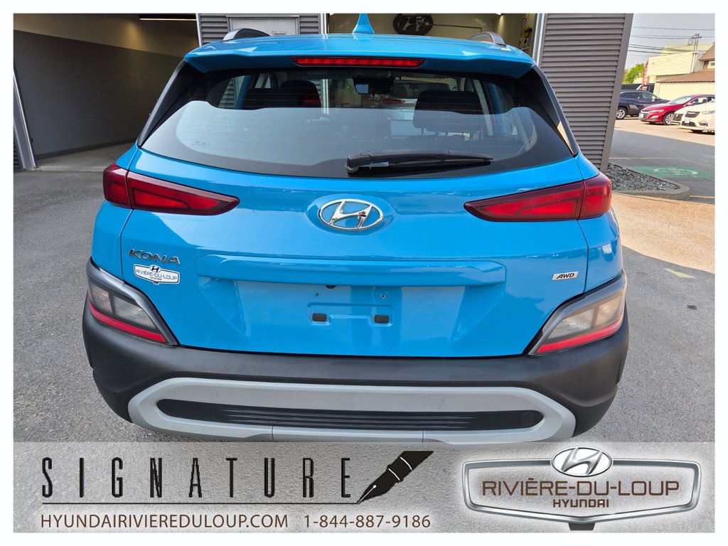 Hyundai Kona ESSENTIEL,AWD,A/C,CRUISE,MAGS 2022 à Riviere-Du-Loup, Québec - 6 - w1024h768px