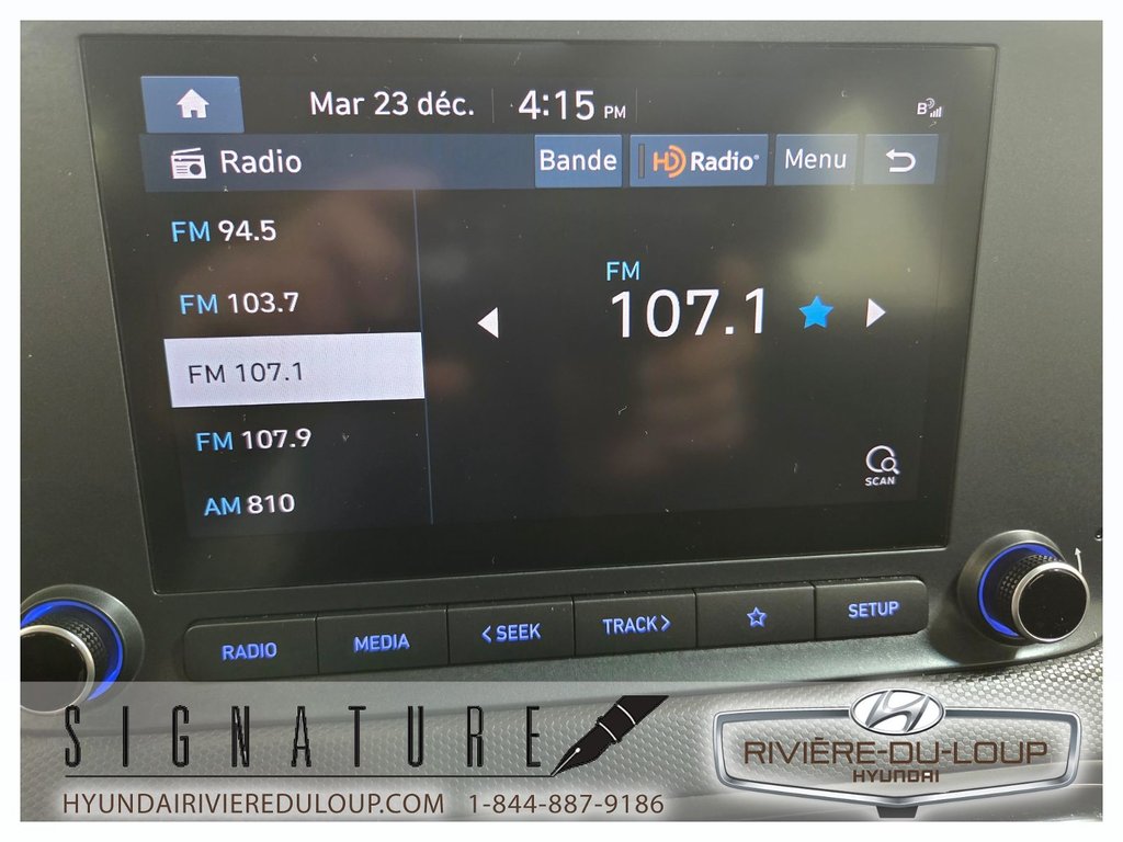 Hyundai Kona PREFERRED,AWD,SIEGES CHAUFFANT 2023 à Riviere-Du-Loup, Québec - 21 - w1024h768px