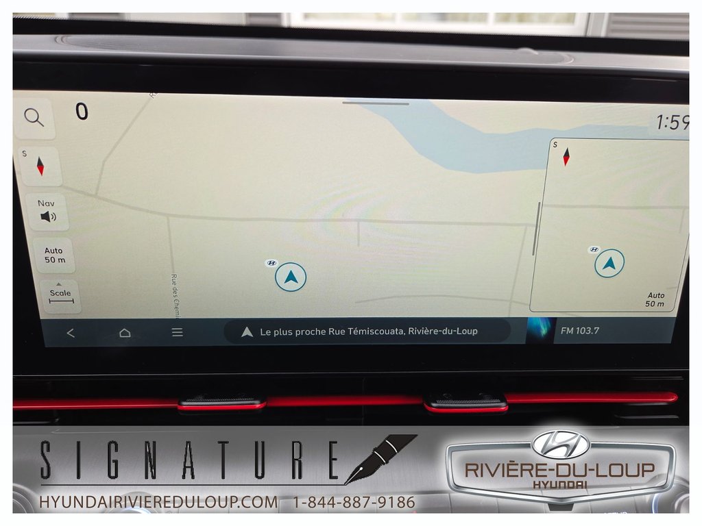 2024 Hyundai Kona N-LINE ULTIMATE,AWD,CUIR,TOIT,MAG in Riviere-Du-Loup, Quebec - 25 - w1024h768px