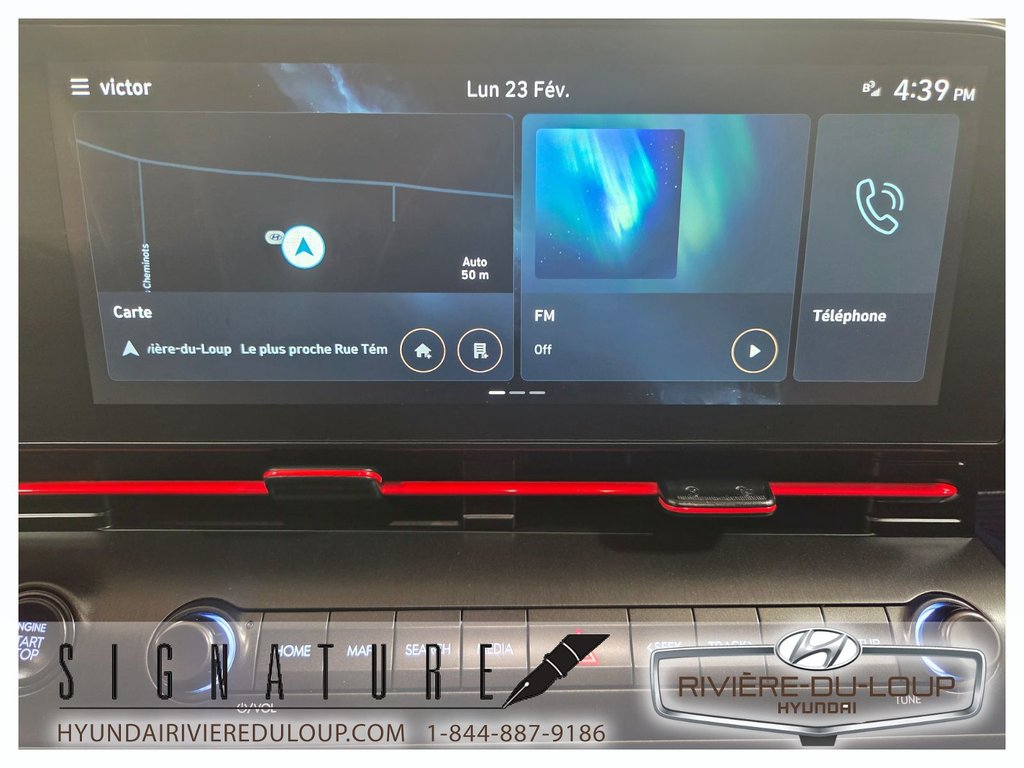 2024 Hyundai Kona N LINE ULTIMATE,AWD,MAGS,TOIT,CUIR in Riviere-Du-Loup, Quebec - 22 - w1024h768px
