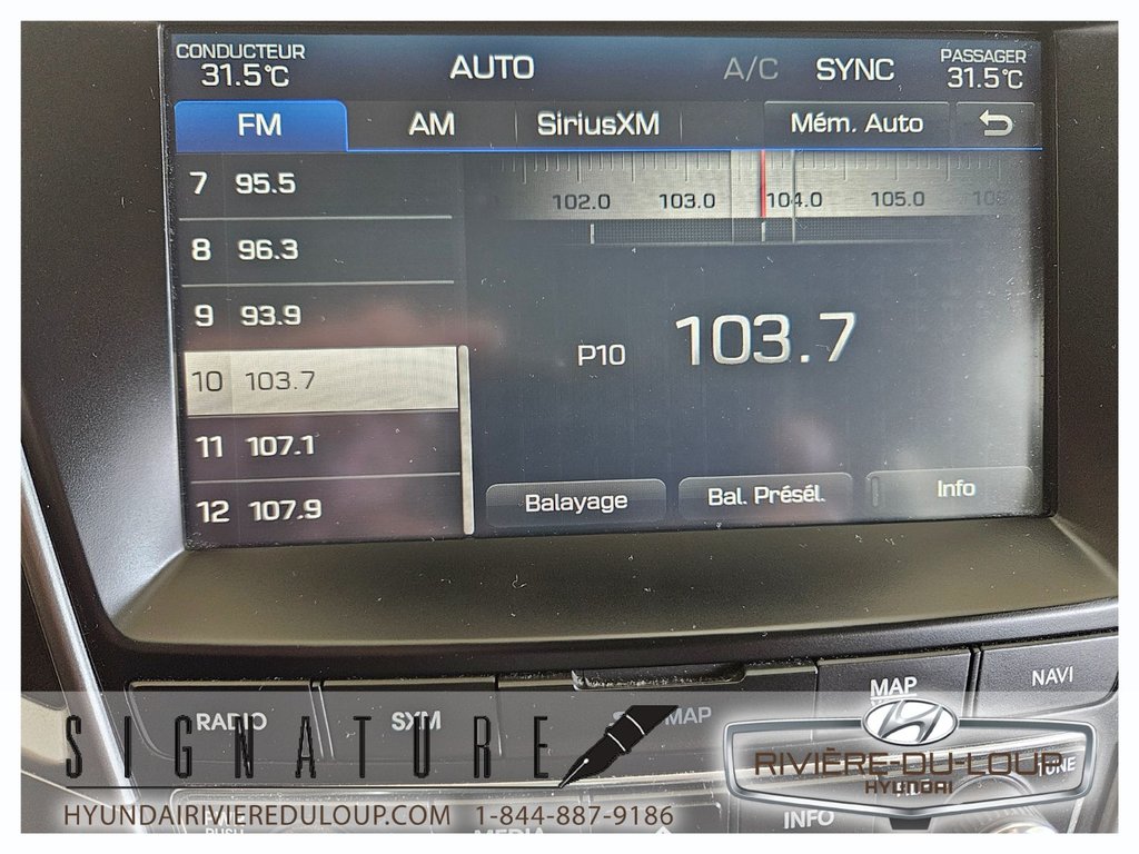Hyundai Santa Fe Sport LIMITED,AWD,GPS,CUIR,TOIT 2018 à Riviere-Du-Loup, Québec - 22 - w1024h768px