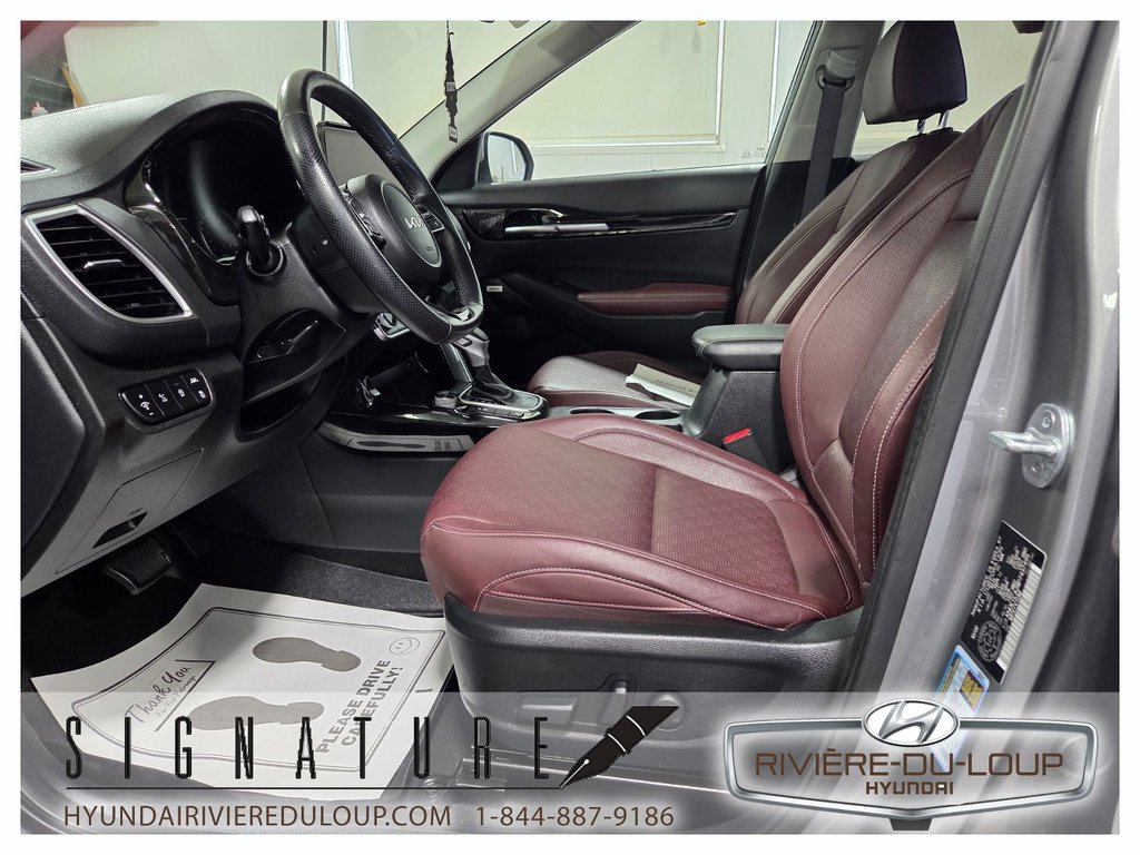 2023 Kia Seltos SX TURBO,AWD,INTERIEUR BOURGOGNE in Riviere-Du-Loup, Quebec - 10 - w1024h768px
