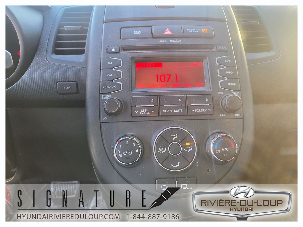 2012 Kia Soul ECO, A/C, SIEGE CHAUFFANT in Riviere-Du-Loup, Quebec - 12 - w1024h768px