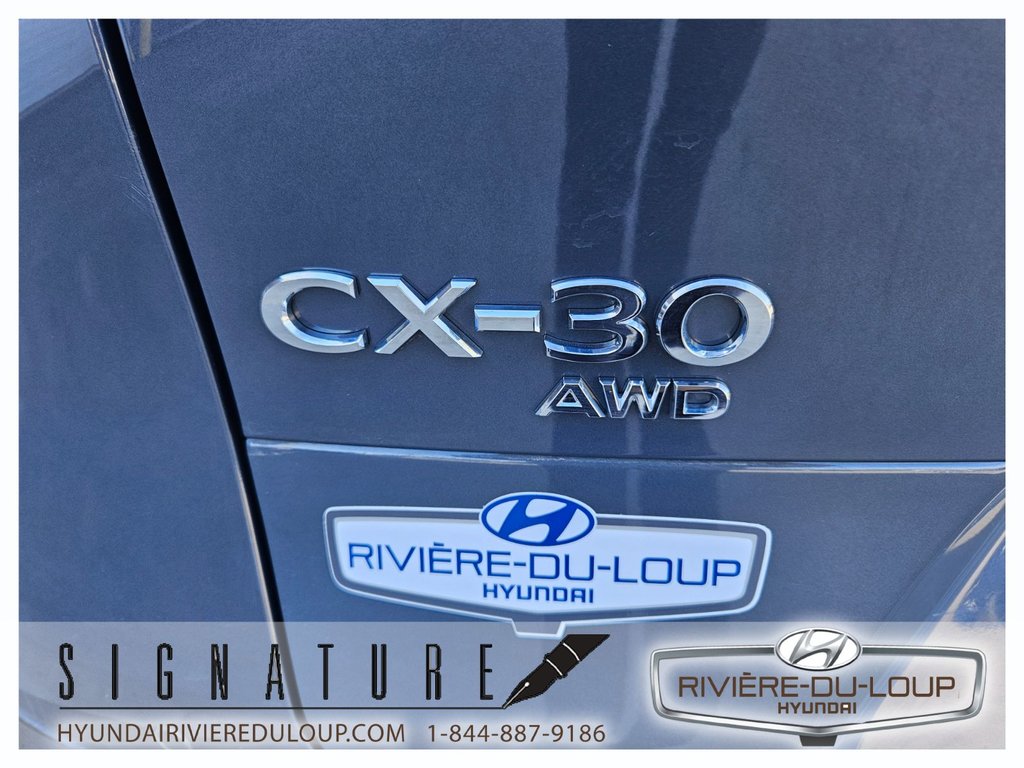 CX-30 GT,AWD,2.5L,CUIR,MAGS,TOIT,GPS 2021 à Riviere-Du-Loup, Québec - 8 - w1024h768px