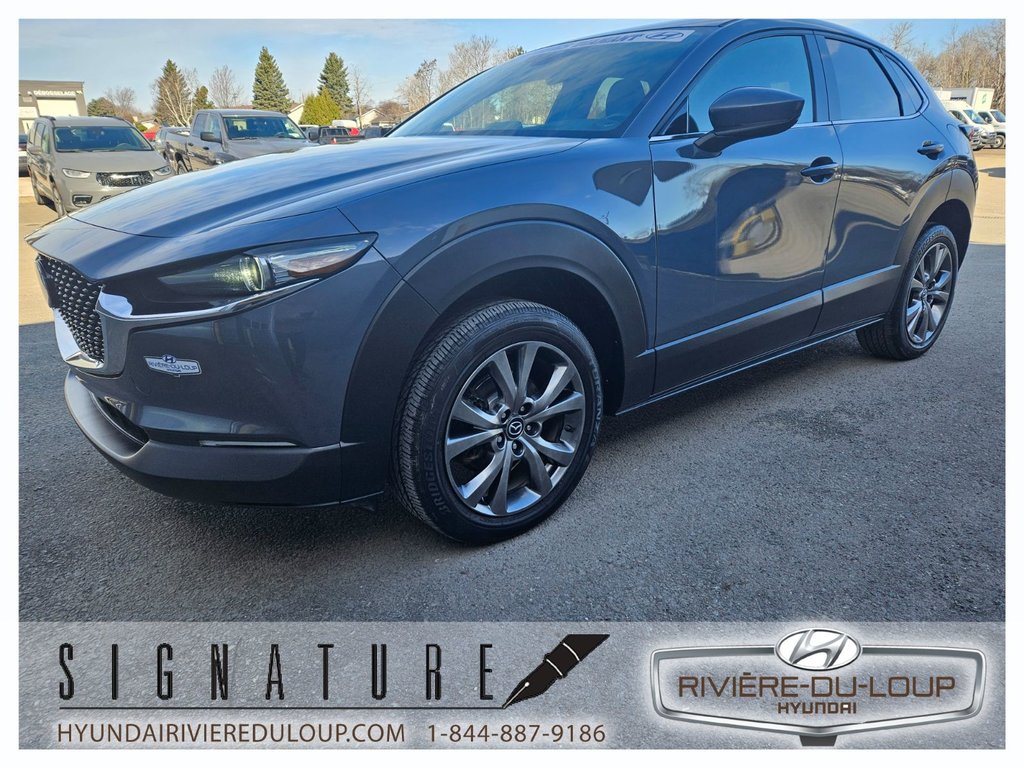 2021  CX-30 GT,AWD,2.5L,CUIR,MAGS,TOIT,GPS in Riviere-Du-Loup, Quebec - 1 - w1024h768px
