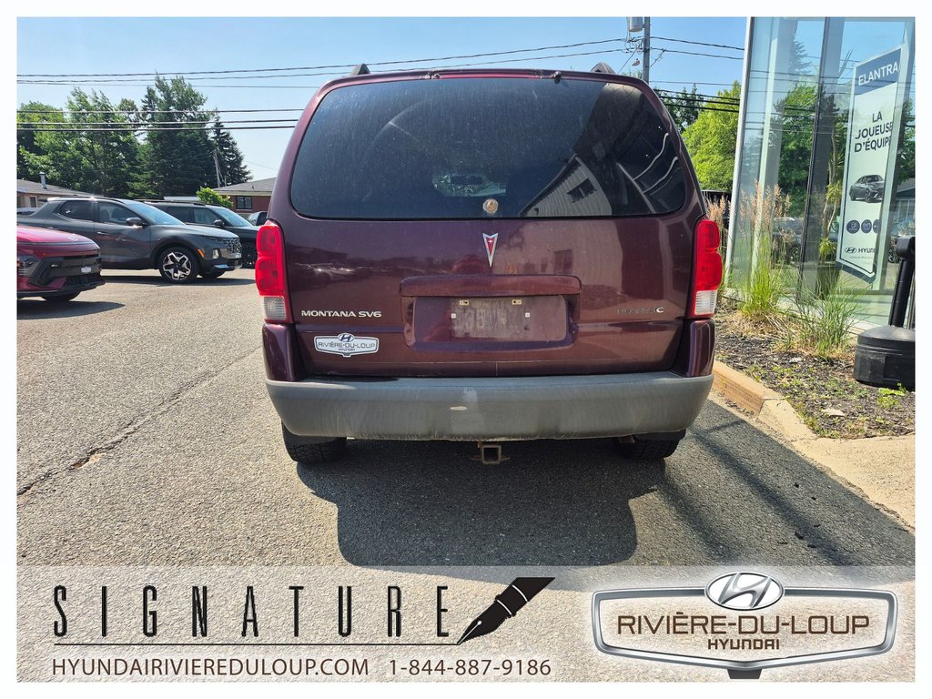 2006 Pontiac Montana SV6 A/C in Riviere-Du-Loup, Quebec - 6 - w1024h768px
