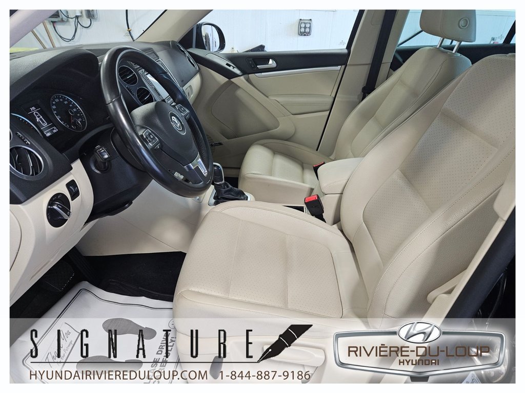 2016  Tiguan COMFORTLINE,4 MOTION,TOIT,CUIR,MAGS in Riviere-Du-Loup, Quebec - 10 - w1024h768px