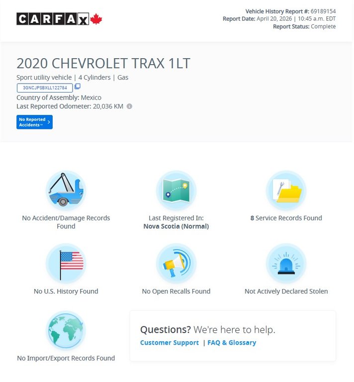 2020 Chevrolet TRAX LT | Cam | USB | Bluetooth | Cruise in Saint John, New Brunswick - 38 - w1024h768px