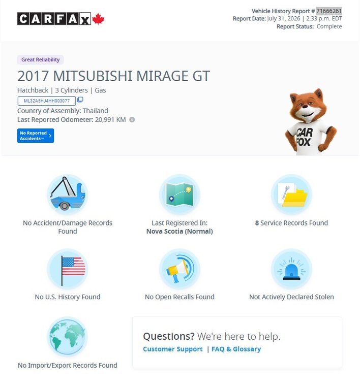 Mitsubishi Mirage SEL |  HtdSeats | Cam | USB | Bluetooth 2017 à Saint John, Nouveau-Brunswick - 2 - w1024h768px