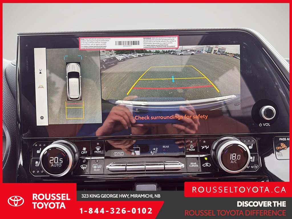 2026 Toyota Highlander Hybrid PLATINUM in Miramichi, New Brunswick - 19 - w1024h768px