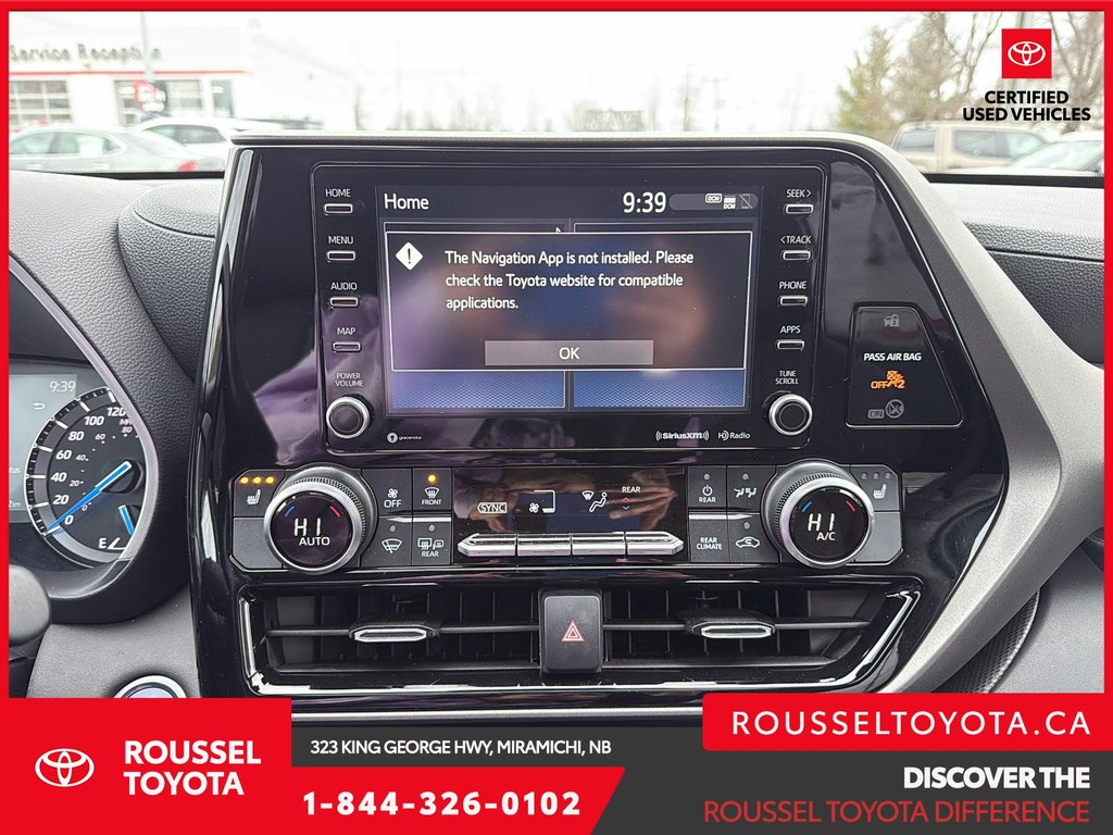 Toyota Highlander Hybrid XLE 2021 à Miramichi, Nouveau-Brunswick - 18 - w1024h768px