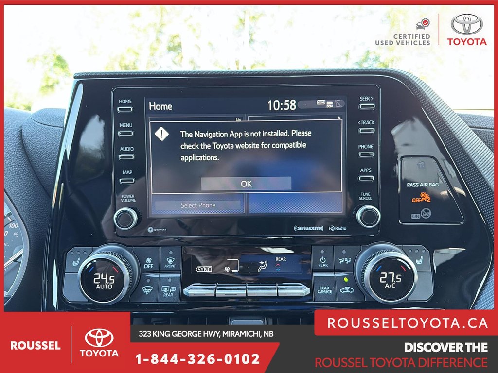 Toyota Highlander XSE 2022 à Miramichi, Nouveau-Brunswick - 19 - w1024h768px