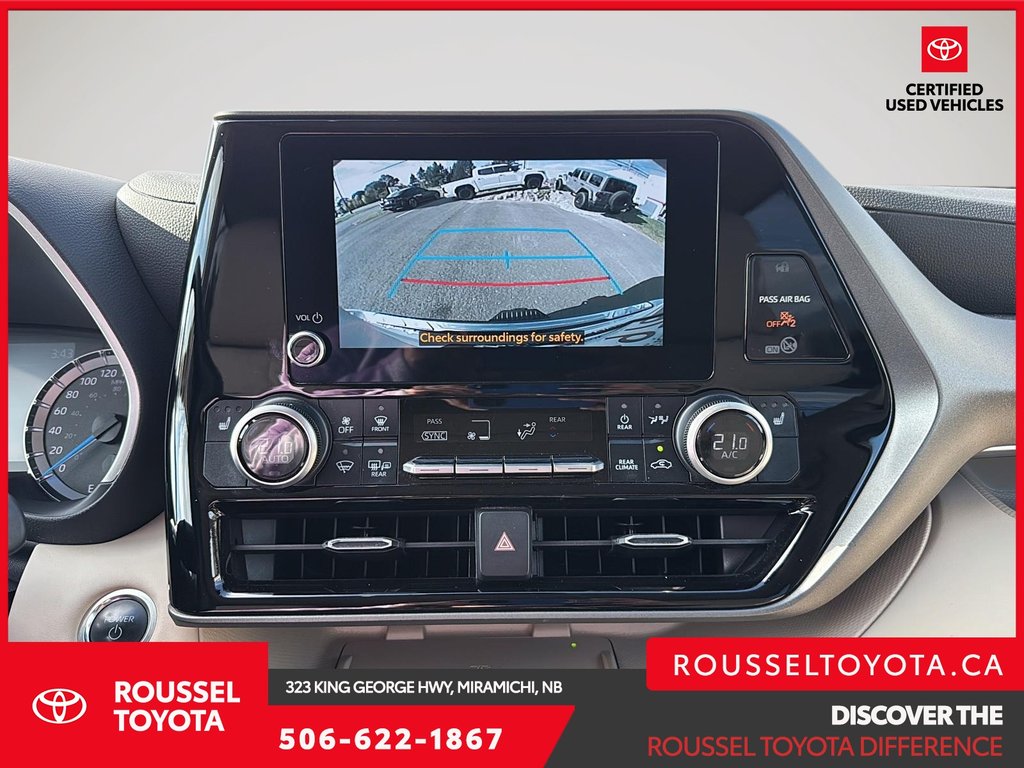 2024 Toyota Highlander Hybrid XLE in Miramichi, New Brunswick - 19 - w1024h768px