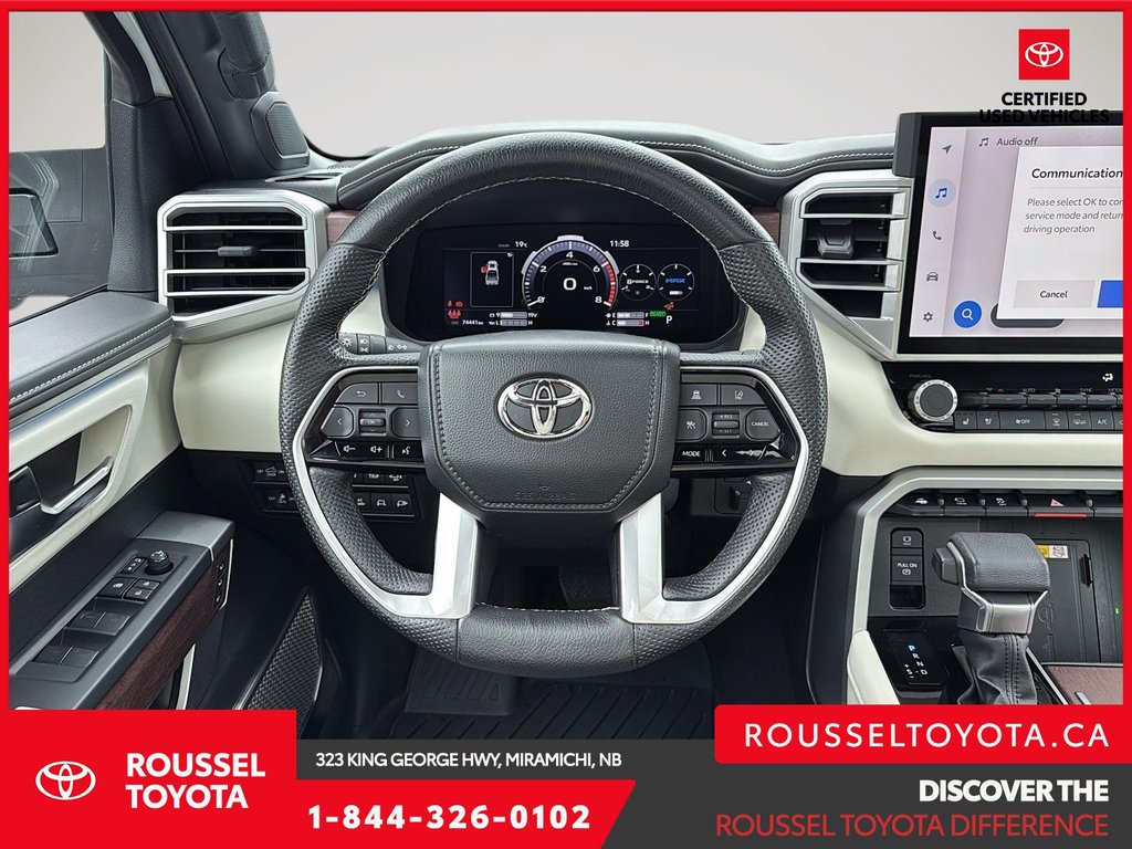 2022 Toyota Tundra Capstone Hybrid in Miramichi, New Brunswick - 12 - w1024h768px