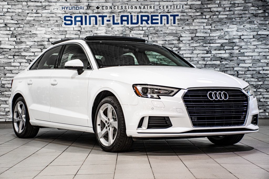 Audi A3 2.0T KOMFORT TOIT PANORAMIQUE CUIR KEYLESS 2019 à Montréal, Québec - 3 - w1024h768px
