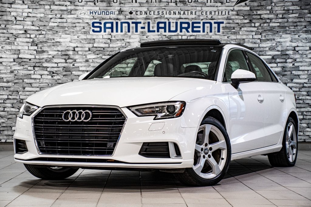 Audi A3 2.0T KOMFORT TOIT PANORAMIQUE CUIR KEYLESS 2019 à Montréal, Québec - 1 - w1024h768px