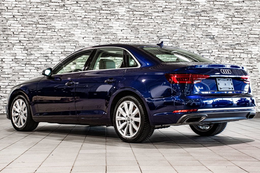 2019 Audi A4 Sedan KOMFORT 45 TFSI QUATTRO CUIR TOIT CAM CARPLAY in Montréal, Quebec - 15 - w1024h768px