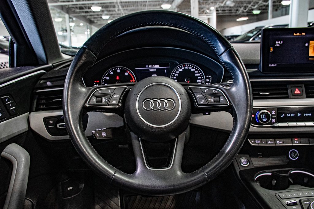 2019 Audi A4 Sedan KOMFORT 45 TFSI QUATTRO CUIR TOIT CAM CARPLAY in Montréal, Quebec - 28 - w1024h768px